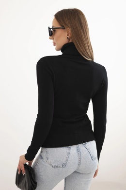 Bluzka sweter golf basic - Czarna