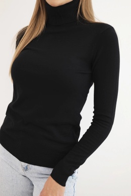 Bluzka sweter golf basic - Czarna